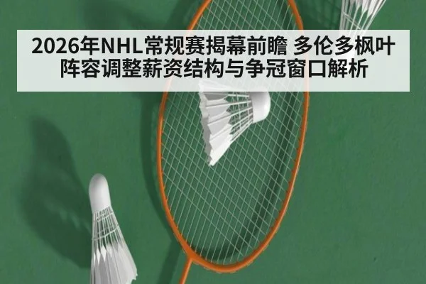 2026年NHL常规赛揭幕前瞻 多伦多枫叶阵容调整薪资结构与争冠窗口解析